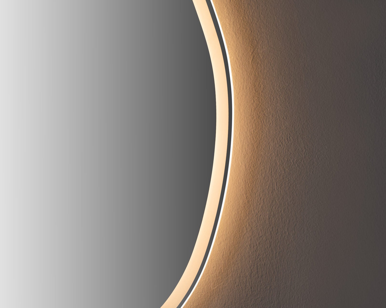 Oglinda LED Asimetrica Premium 60×100 cm, Touch, 3 Tipuri Lumina – Calda, Rece, Naturala