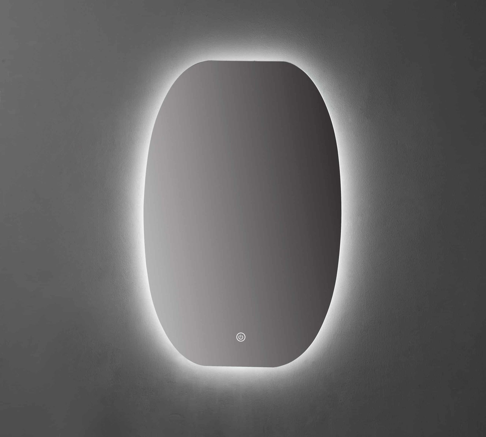 Oglindă LED Ovala Premium 60×90 cm, 3 Tipuri de Lumină – Calda, Rece, Neutra